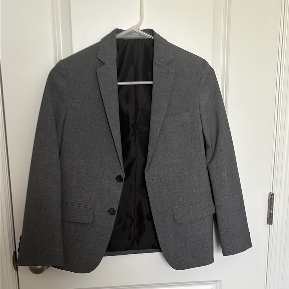 Van Heusen Gray Sport Coat with Notched Lapels